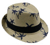 Coconut Trees Straw Panama Hat-Hats-Innovato Design-Coffee-Innovato Design