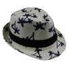 Coconut Trees Straw Panama Hat-Hats-Innovato Design-Cream-Innovato Design