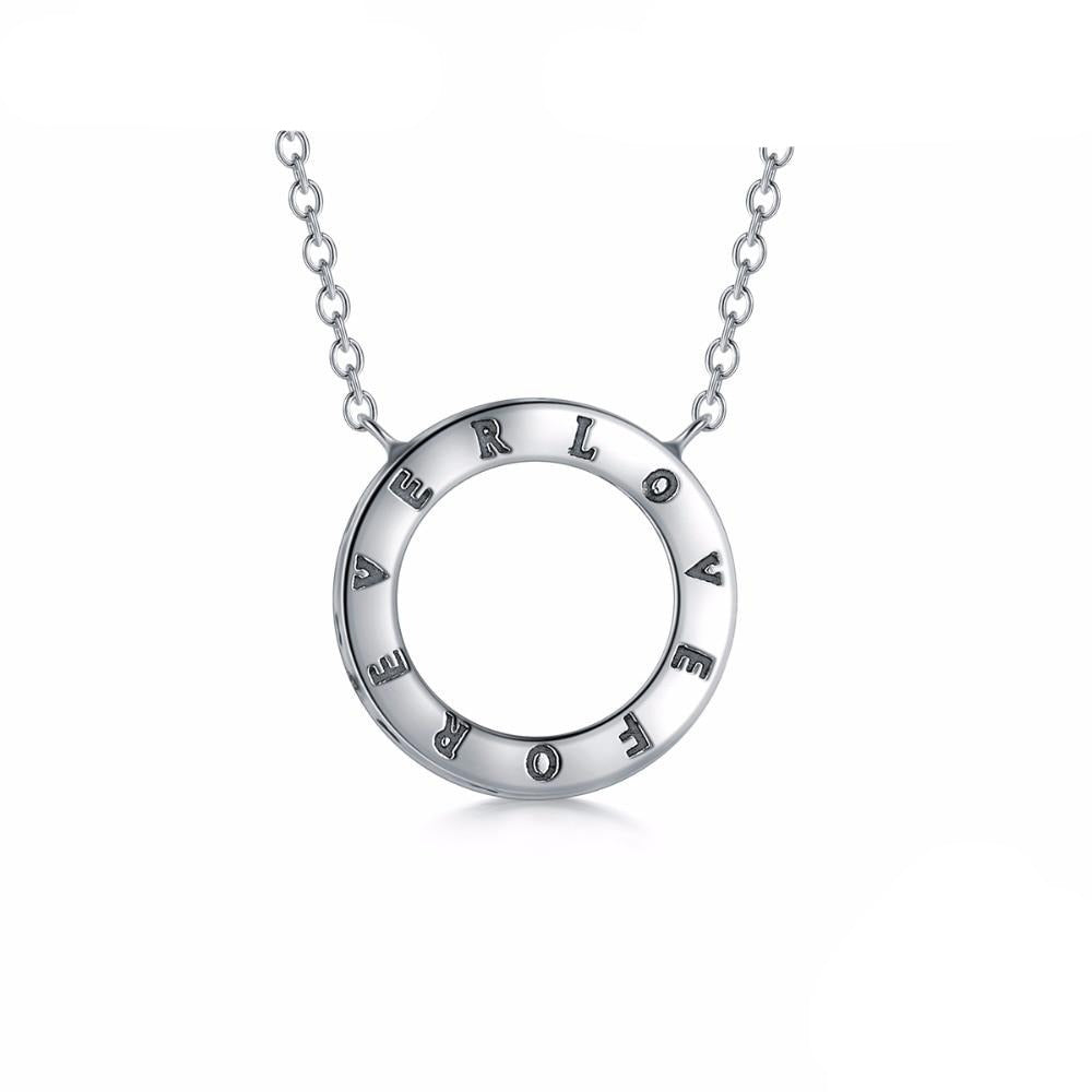 Forever Love 925 Sterling Silver Necklace, Earrings & Ring Wedding Jewelry Set-Jewelry Sets-Innovato Design-6-Innovato Design