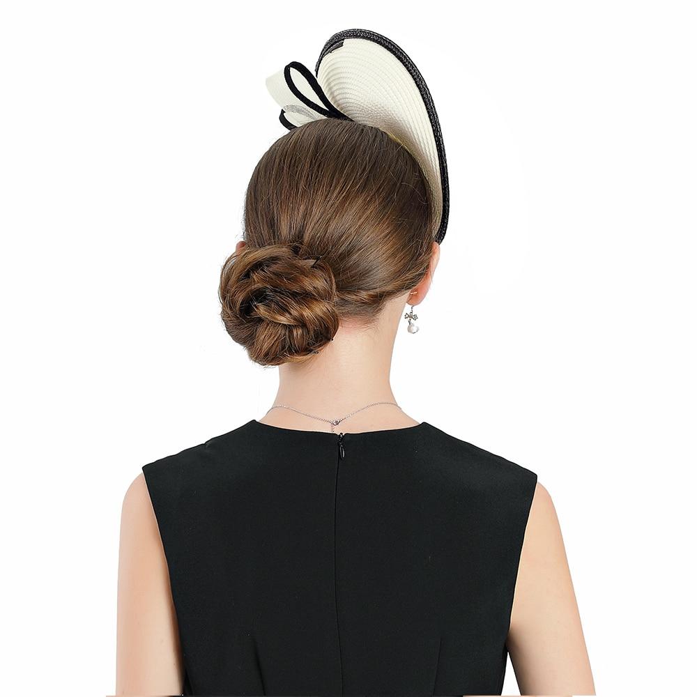 Vintage White Headband Pillbox Fascinator Hat with Bowknot-Hats-Innovato Design-Innovato Design