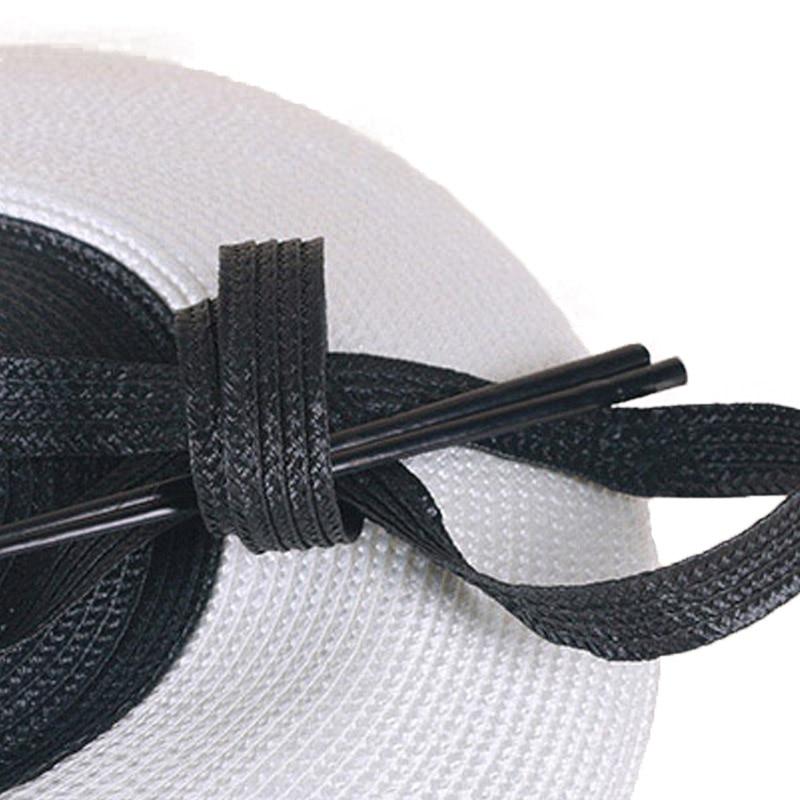 Vintage Hair Clip Black and White Pillbox Fascinator Hat with Bowknot-Hats-Innovato Design-Innovato Design
