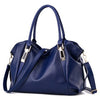 Fashion Leather Tote Bag, Shoulder Bag and Handbag-Handbags-Innovato Design-Blue-Innovato Design