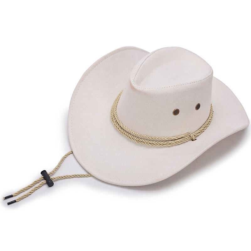 Diamond-shaped Rodeo Cowboy Hat with Adjustable Strap-Hats-Innovato Design-Black Coffee-Innovato Design