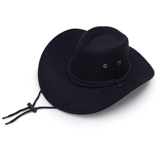 Diamond-shaped Rodeo Cowboy Hat with Adjustable Strap