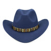 Hawaiian Cowboy Hat with Cowrie Shell Metal Belt Band