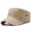 Classic Casual Adjustable Flat Top Army Military Cap