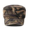 Classic Adjustable Camouflage Cotton Flat Top Cadet Patrol Army Military Cap