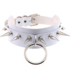 Spike Stud Choker Collar Leather Punk Rock Gothic Necklace