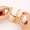 Luxurious Edged Greek Key Swirl Bangle Cuff Punk Bracelet-Bracelets-Innovato Design-Innovato Design
