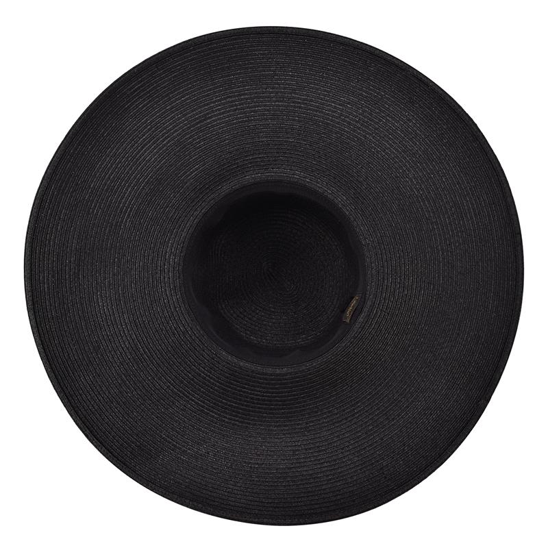 Extra Large Wide Brim Floppy Straw Sun Hat-Hats-Innovato Design-Black-Innovato Design