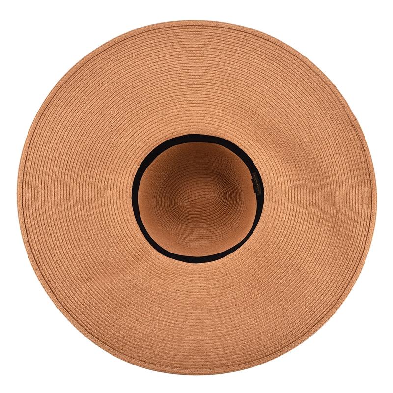 Extra Large Wide Brim Floppy Straw Sun Hat-Hats-Innovato Design-Black-Innovato Design