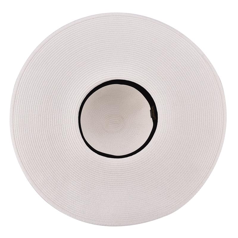 Extra Large Wide Brim Floppy Straw Sun Hat-Hats-Innovato Design-Black-Innovato Design