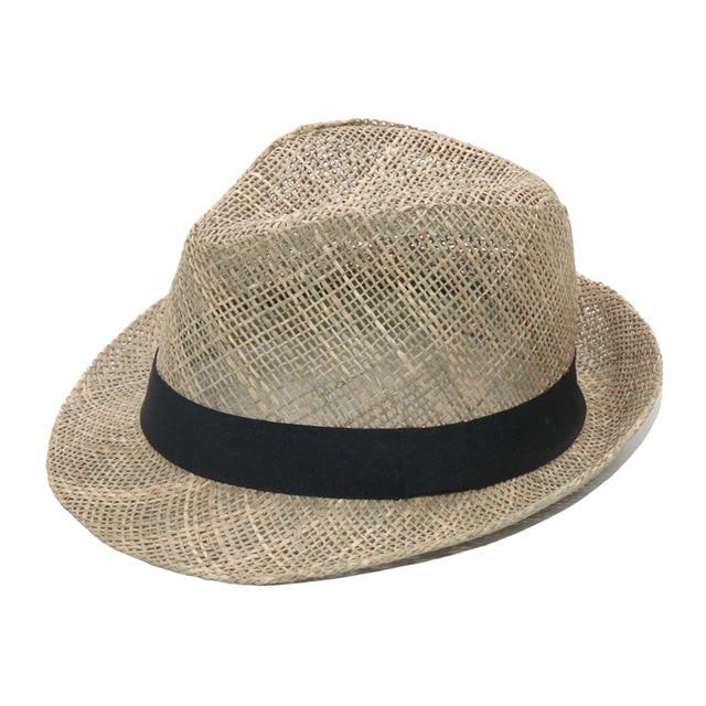 Hollow Woven Straw Panama Hat-Hats-Innovato Design-Fedora-Innovato Design