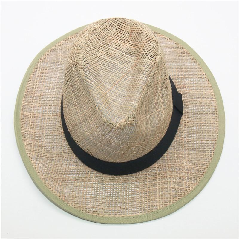 Hollow Woven Straw Panama Hat-Hats-Innovato Design-Fedora-Innovato Design