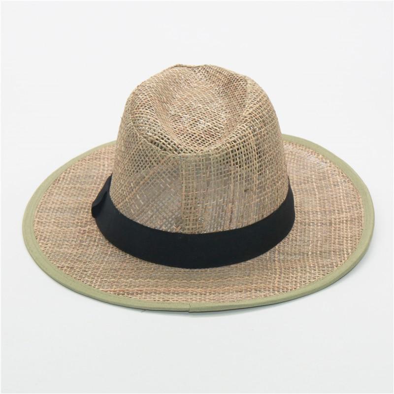 Hollow Woven Straw Panama Hat-Hats-Innovato Design-Fedora-Innovato Design