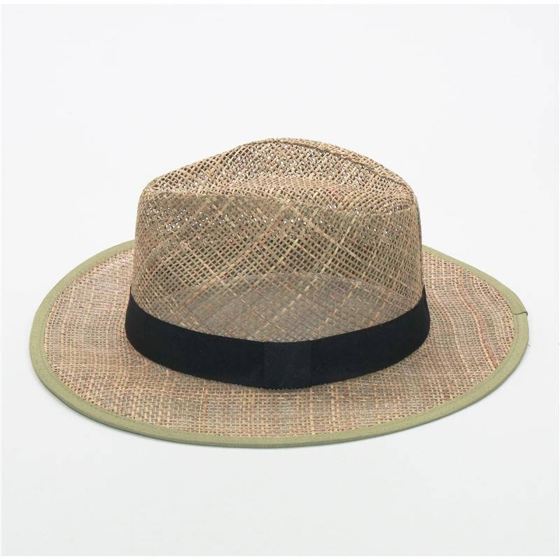 Hollow Woven Straw Panama Hat-Hats-Innovato Design-Fedora-Innovato Design