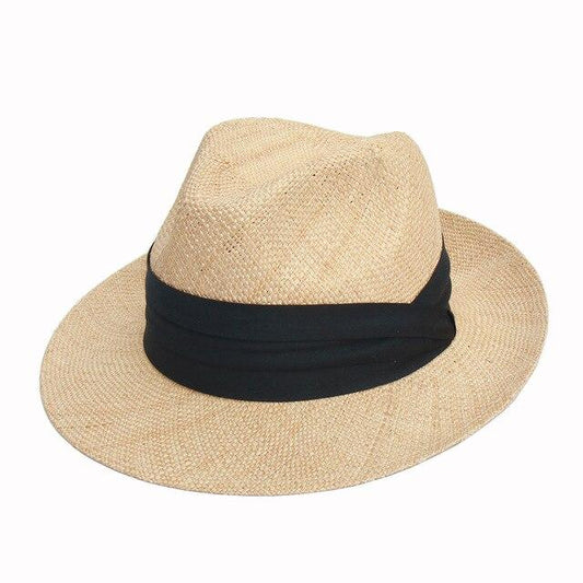 Treasure Grass Khaki Straw Panama Hat-Hats-Innovato Design-Innovato Design