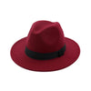 Classic Wide Brim Woolen Fedora Panama Sun Hat
