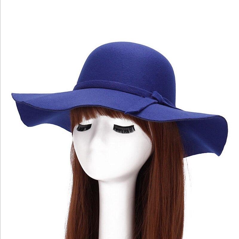 Summer Wide Brim Vintage Floppy Sun Hat for Kids & Moms-Hats-Innovato Design-Royal Blue-Kid-Innovato Design