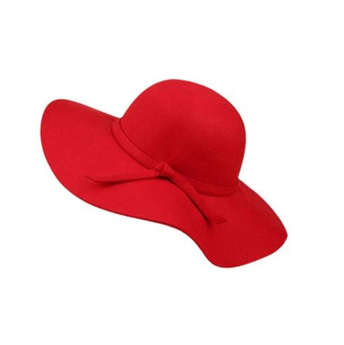Summer Wide Brim Vintage Floppy Sun Hat for Kids & Moms-Hats-Innovato Design-Red-Kid-Innovato Design