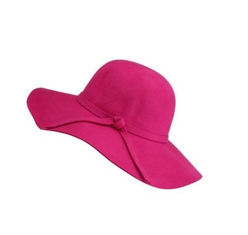 Summer Wide Brim Vintage Floppy Sun Hat for Kids & Moms-Hats-Innovato Design-Rose Red-Adult-Innovato Design