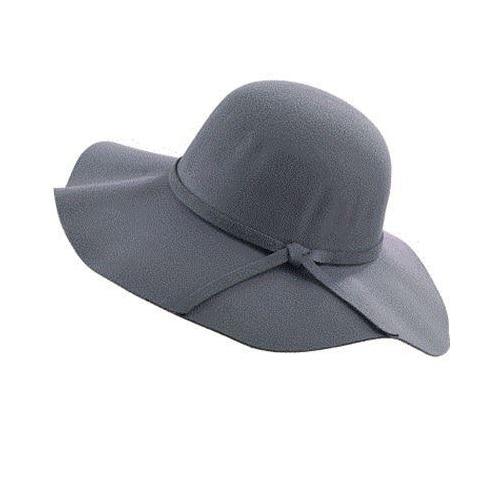 Summer Wide Brim Vintage Floppy Sun Hat for Kids & Moms-Hats-Innovato Design-Gray-Kid-Innovato Design