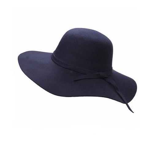 Summer Wide Brim Vintage Floppy Sun Hat for Kids & Moms-Hats-Innovato Design-Navy-Kid-Innovato Design