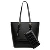 Large Capacity Crocodile Patchwork PU Leather Purse, Tote Bag, Shoulder Bag and Handbag Set