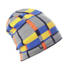 Geometric Patterns Plaid Knit Hat, Skull Cap or Beanie