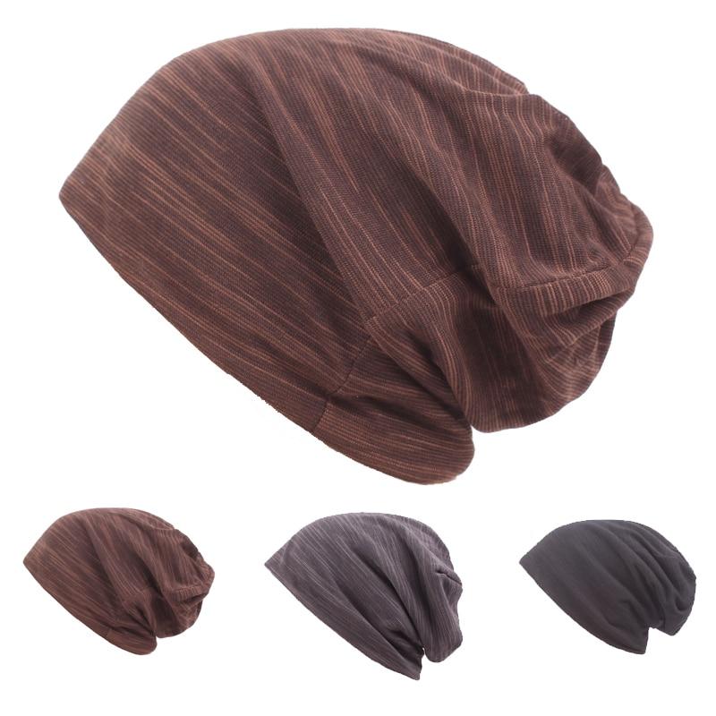 Striped Knit Skating Hat, Beanie or Skull Cap-Hats-Innovato Design-Coffee-Innovato Design