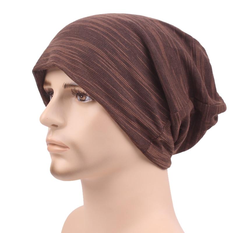 Striped Knit Skating Hat, Beanie or Skull Cap-Hats-Innovato Design-Coffee-Innovato Design