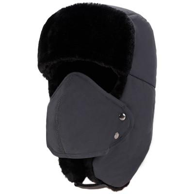 Luxury Trapper Earflap Bomber Hat-Hats-Innovato Design-Gray-Innovato Design