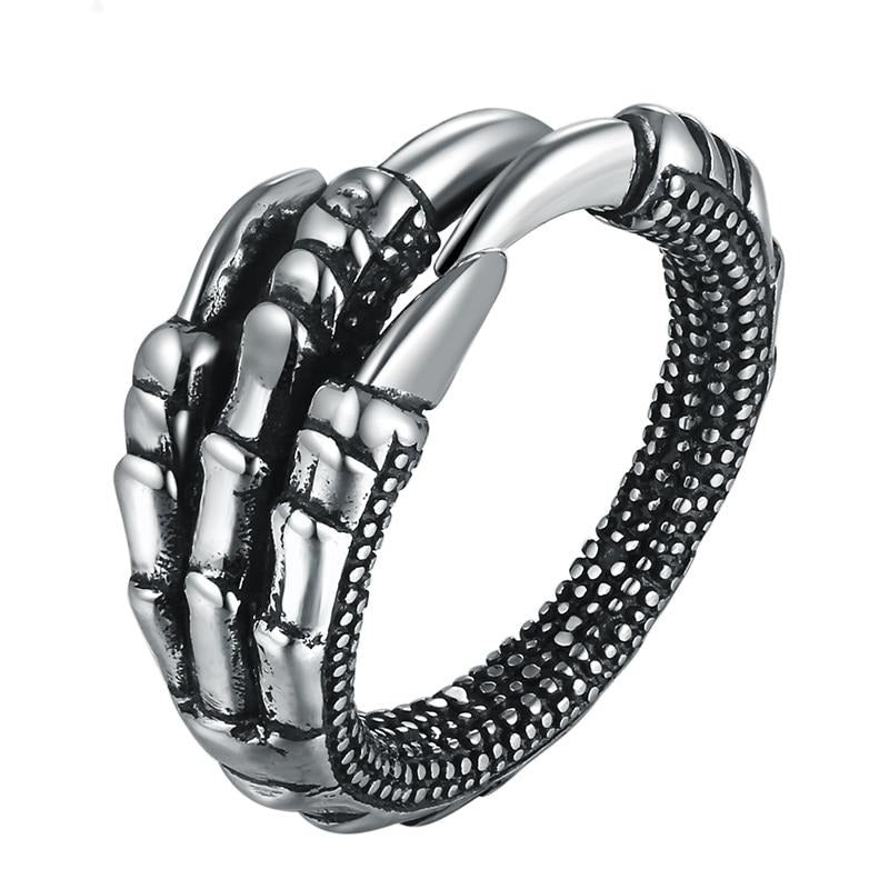 Steampunk Eagle Claws 925 Sterling Silver Vintage Retro Handmade Ring-Bracelets-Innovato Design-Innovato Design