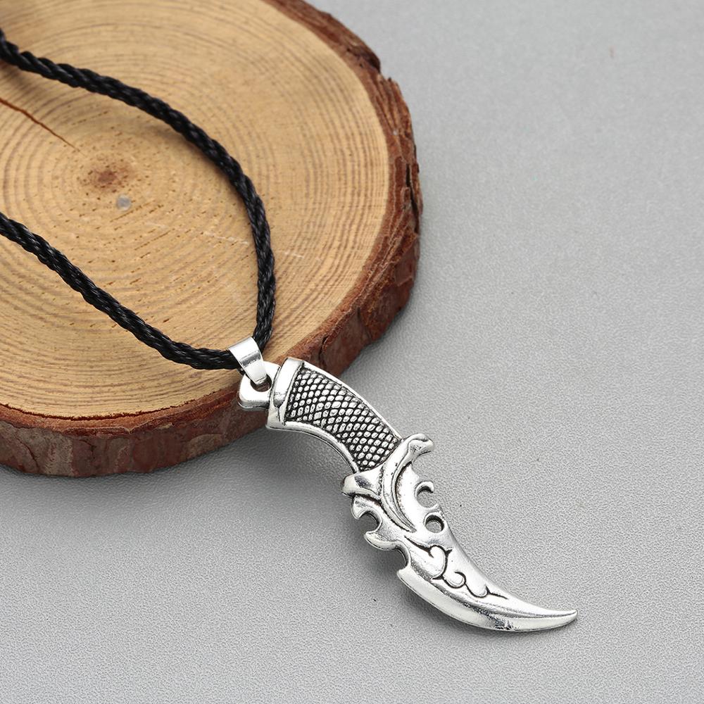 Norse Viking Knife Vintage Pendant Necklace-Necklaces-Innovato Design-Innovato Design