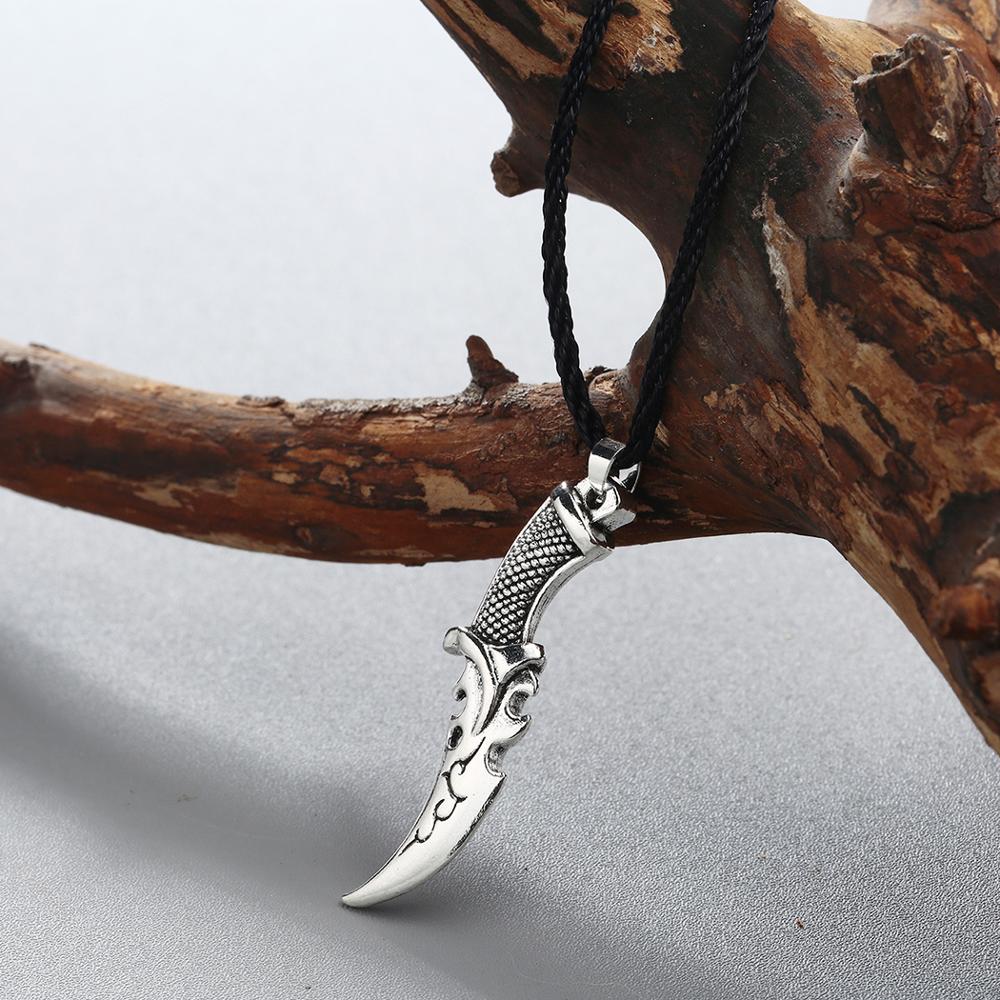 Norse Viking Knife Vintage Pendant Necklace-Necklaces-Innovato Design-Innovato Design