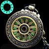 Bronze Pocket Watch with Glow in the Dark Luminous Dial-Pocket Watch-Innovato Design-Innovato Design