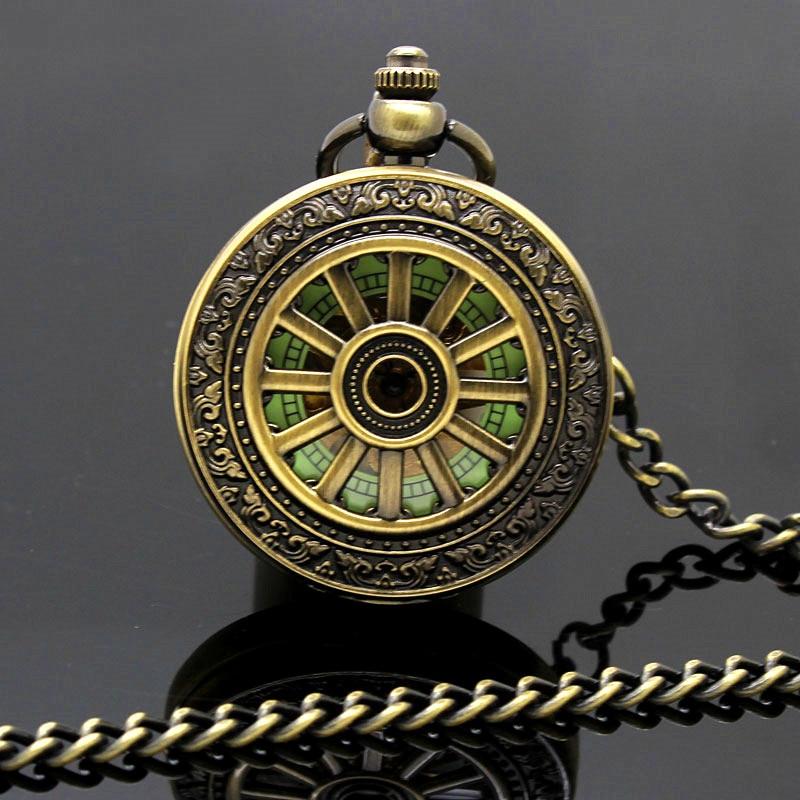 Bronze Pocket Watch with Glow in the Dark Luminous Dial-Pocket Watch-Innovato Design-Innovato Design