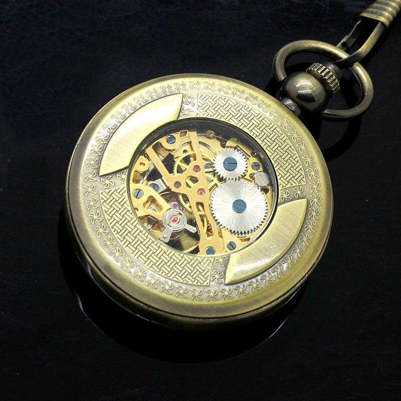 Bronze Pocket Watch with Glow in the Dark Luminous Dial-Pocket Watch-Innovato Design-Innovato Design