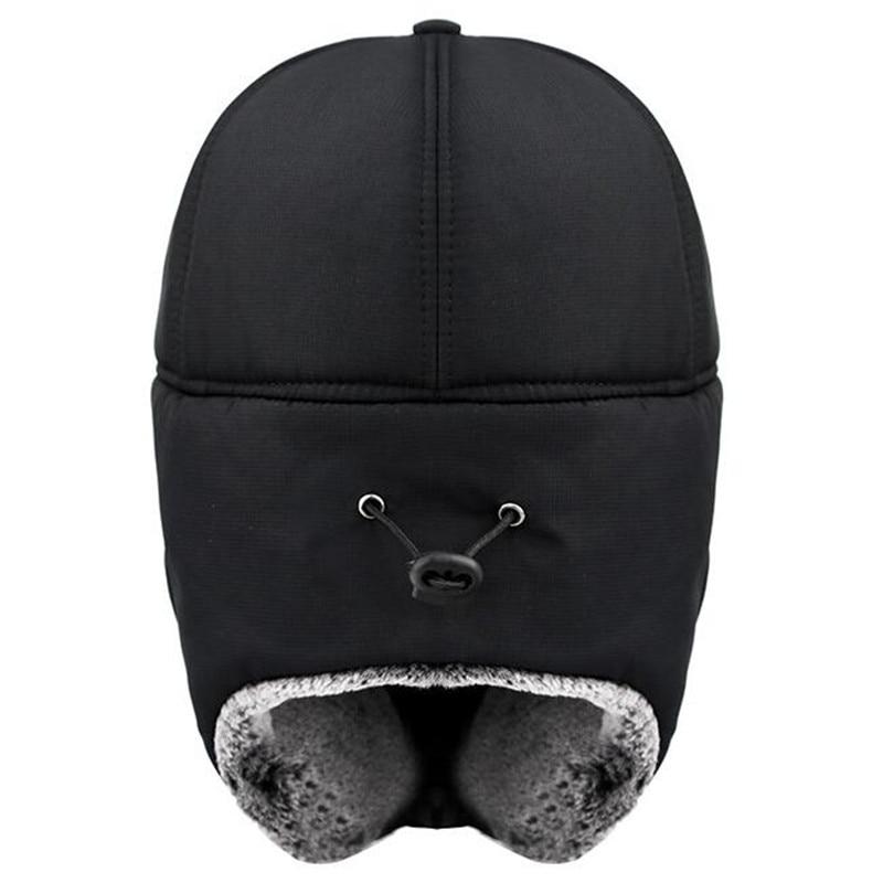 Velvet Thermal Bomber Hat with Ear and Face Protection-Hats-Innovato Design-Dark Blue-Innovato Design