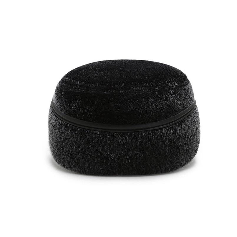 Faux Fur Bomber Military Hat with Earflaps-Hats-Innovato Design-Gray-Innovato Design