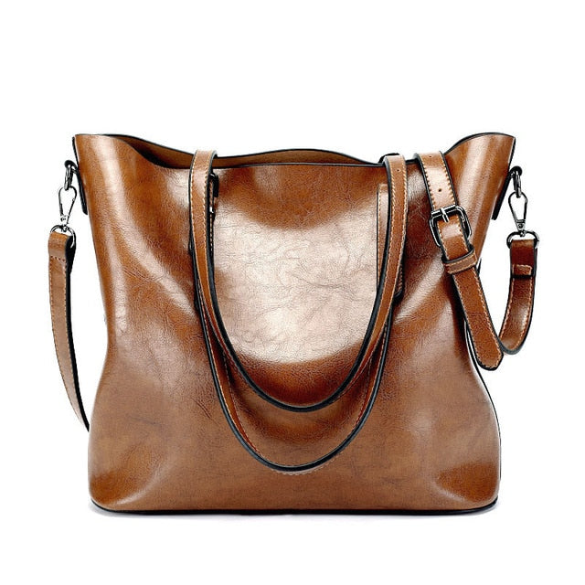Luxury Designer Vintage Soft Leather Shoulder Bag, Crossbody Bag and Handbag-Handbags-Innovato Design-Brown-Innovato Design