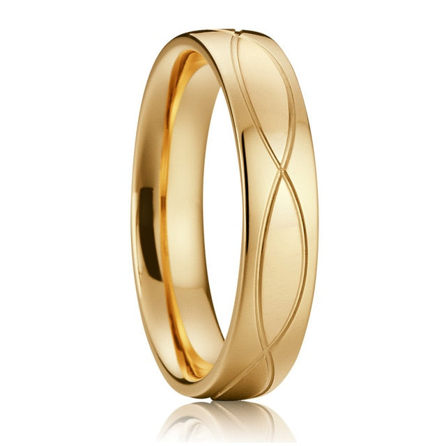 Cubic Zirconia and Gold-Filled Stainless Steel Wedding Ring Set-Couple Rings-Innovato Design-7-4-Innovato Design