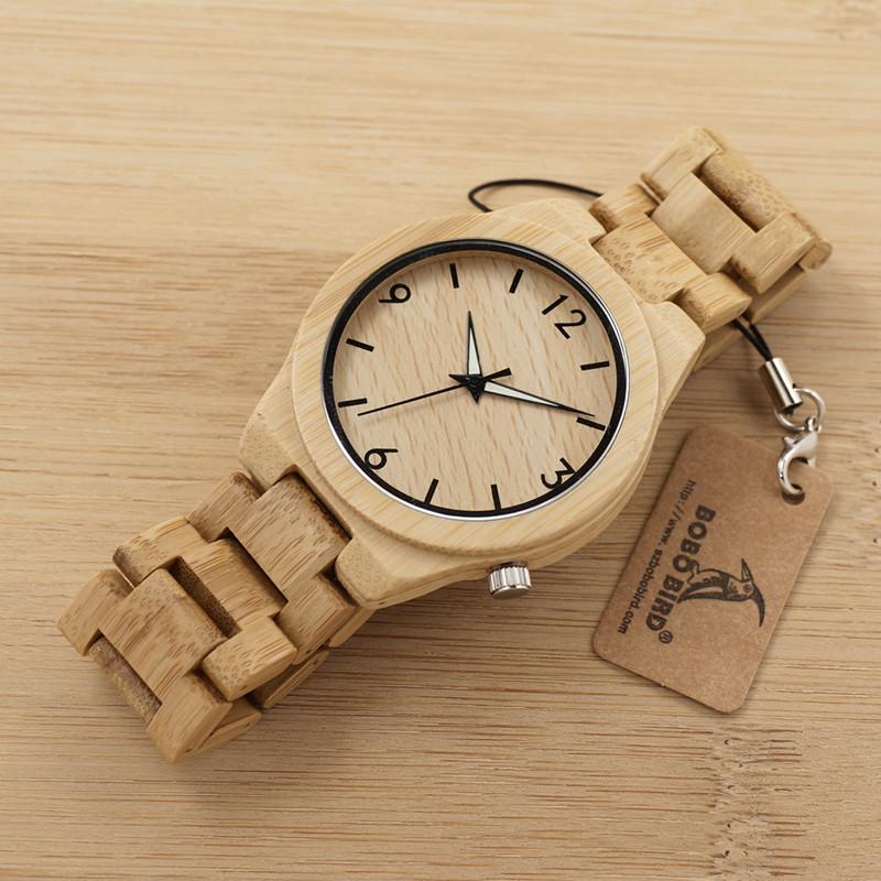 Luxury Bamboo Wooden Watch with Japanese Mechanism and Quartz Display-Watches-Innovato Design-Innovato Design