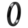 4mm Domed Tungsten Carbide Wedding Band-Rings-Innovato Design-4-Black-Innovato Design