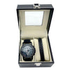 Men High-Quality Large Dial Casual Quartz Watch and Bracelet Gift Box Set