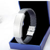 Custom Engrave Stainless Steel Magnet Bracelet-Bracelets-Innovato Design-Innovato Design