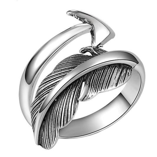 Cupid's Arrow 925 Sterling Silver Handmade Vintage Punk Rock Fashion Ring-Rings-Innovato Design-Innovato Design
