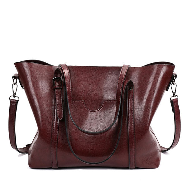 Luxury Designer Leather Tote Bag, Shoulder Bag, Crossbody Bag and Handbag-Handbags-Innovato Design-Coffee-Innovato Design