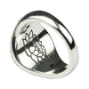 Buddha Six Words Mantra 925 Sterling Silver Vintage Ring-Rings-Innovato Design-6-Innovato Design