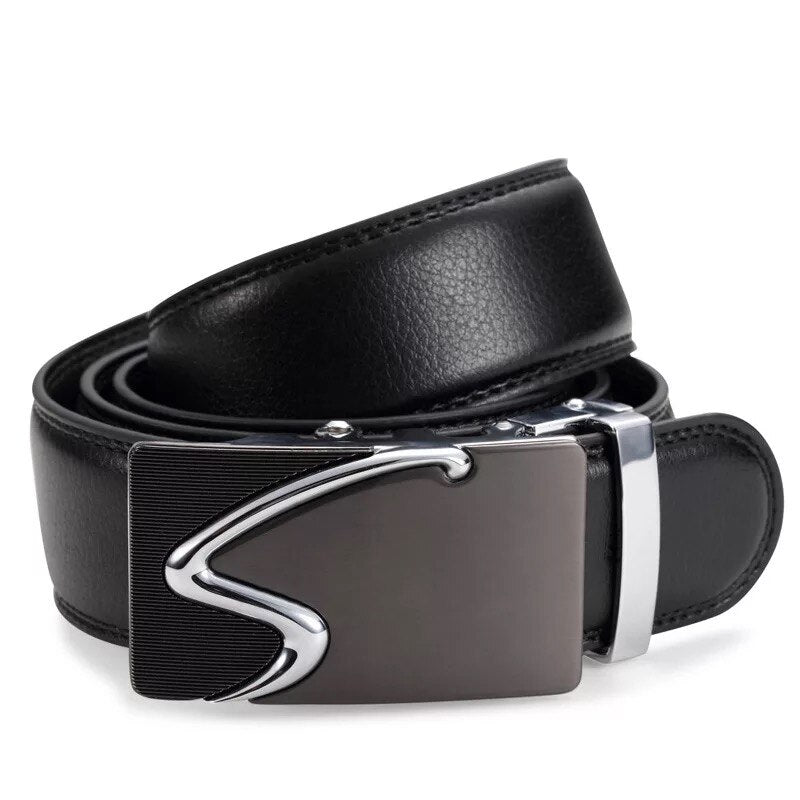 Men Leather Strap Quartz Watch, Belt, Wallet, and Pen Gift Box Set ...